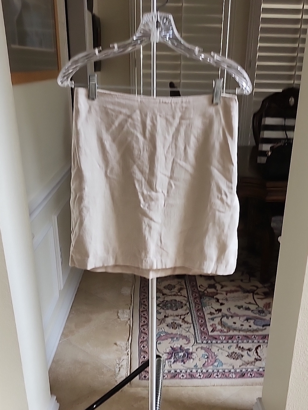Abercrombie & Fitch Linen Blend Mini Skirt